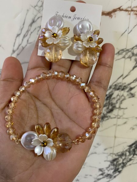 Set arete y pulsera 